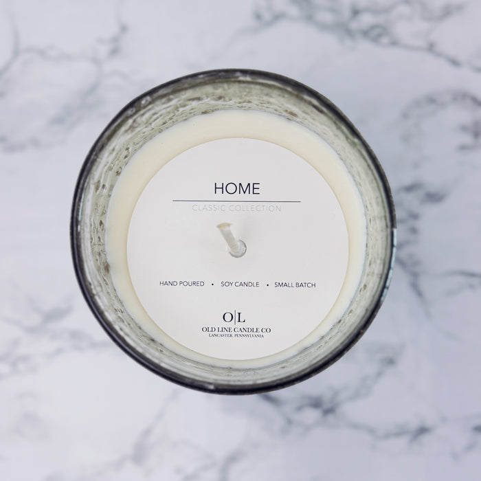 Home Candle 16 oz | Flecked Glass • Old Line Candle Co.