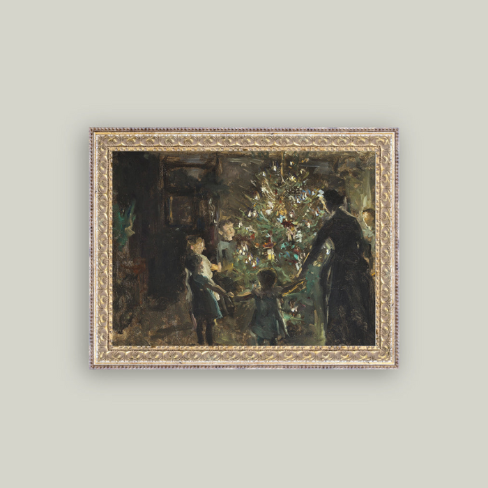 Gather Around the Tree Framed Print - 16x12
