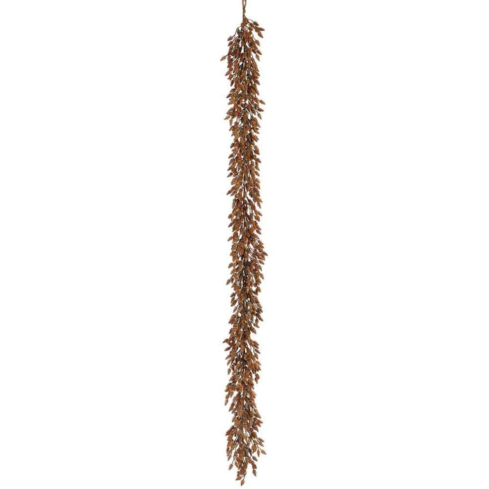 Brown Pine Cone Garland - 72"