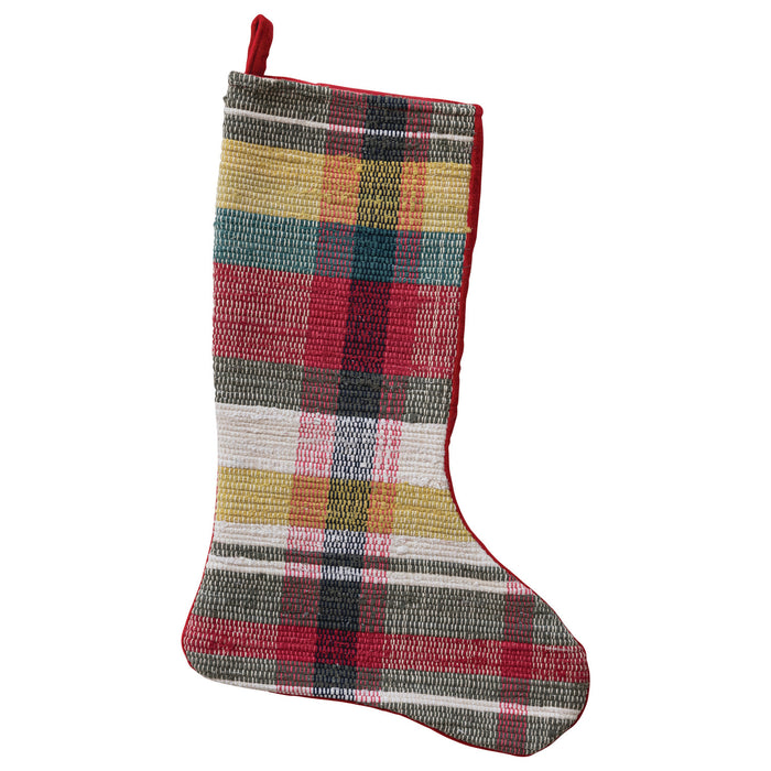 Plaid Cotton Chindi Stocking