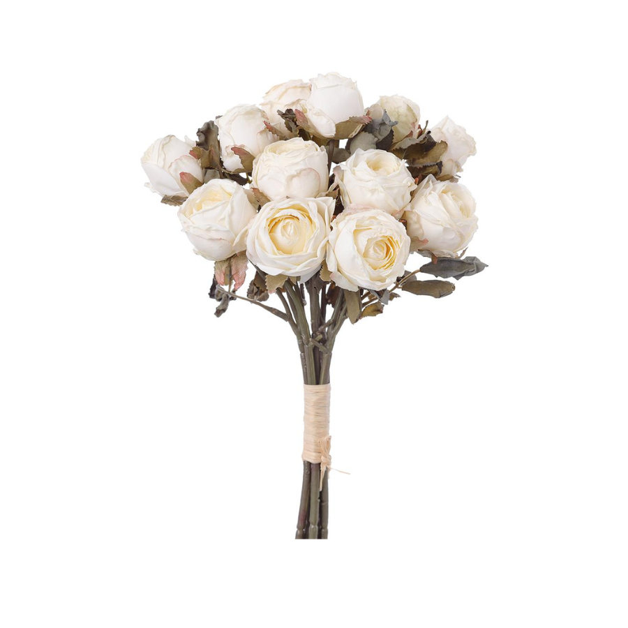 Cream Mini Rose Bundle - 13