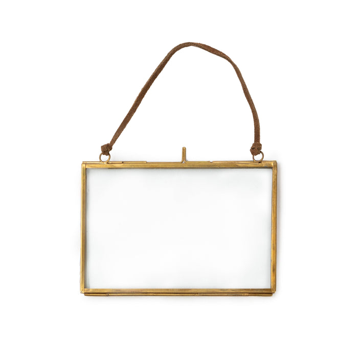 Brass Hanging Picture Frame - 6x4
