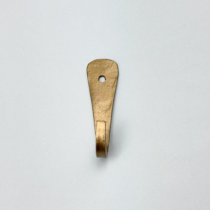 Brass Iron Forged Hook - 3"