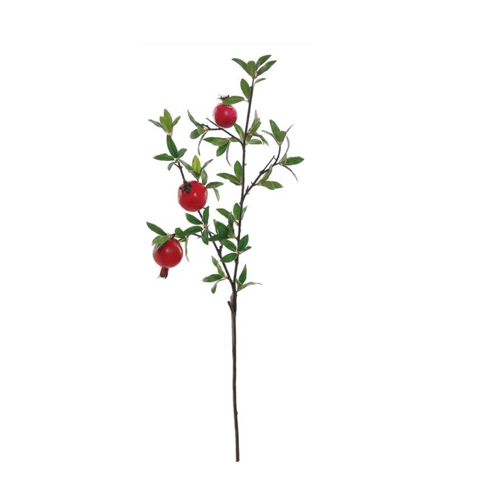 Red Pomegranate Spray - 27"