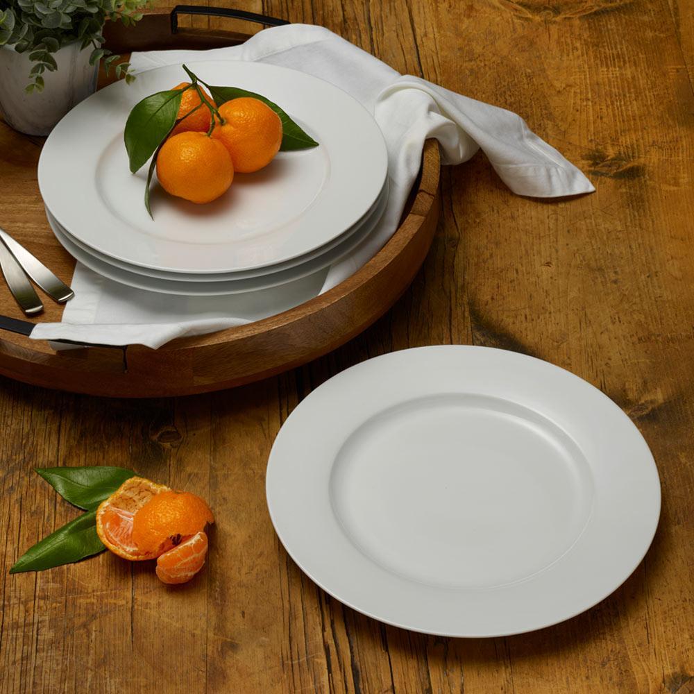 Everyday White Classic Rim Dinner Plate - 10.75