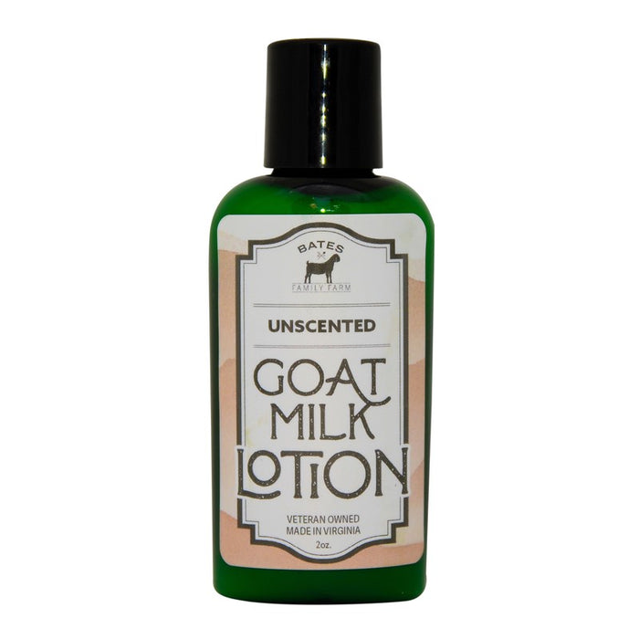 Unscented Goat Milk Lotion 2 oz • Bates Family Farm