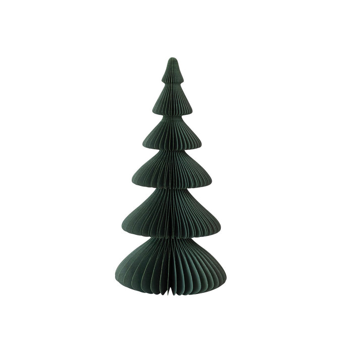 16" Green Paper Folding Honeycomb Tree